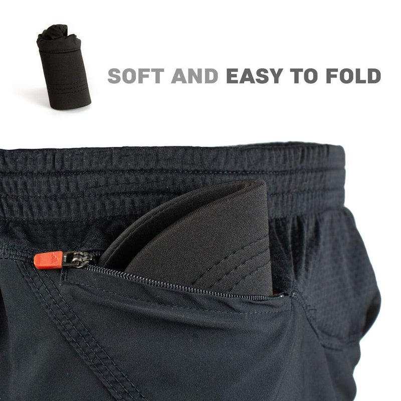 Gone For a Run Runners Lightweight Comfort Performance Visor | Black | One Size Fits Most - Image 3